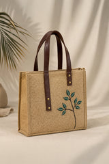 Fineur HandCarry Tote Bag Willow - Hand Embroidered