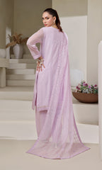 Shamooz Stitched 3 Piece Luxury Festive Eid Collection'2025-Lavender SE-012