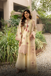 Mehru By Zebtan Unstitched 3 Piece Luxury Lawn Spring Suit-Mehru MZ-03
