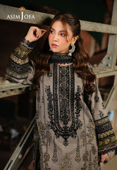 Asim Jofa Eid Signature Ajubf-51 Printed Embroidered Lawn 3 Pcs