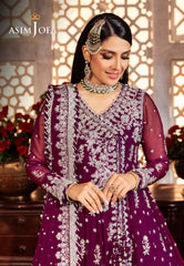 Asim Jofa Jaan-e-Jahan Ajjj-01 Embroidered Chiffon 3 Pcs