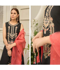 Luna By Mariam Malik Stitched 2 Piece Luxe Silk Pret Collection'2025-Luna- Luxury Pret' - 22