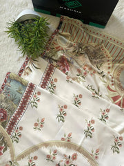 Mashrib Shawl Collection'2025-Celeste Herringbone Shawl