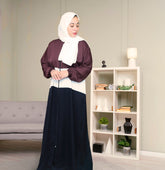 Bustangi Three-Tone Modest Abaya