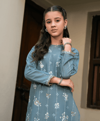 Kaanthaa Stitched 2 Piece Cotton Monar Formals Kids Suit-Chambeli Stitched (2-Piece)
