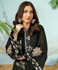 Monsoon By Kaanthaa Stitched 2 Piece Summer Suit-Midnight Pour