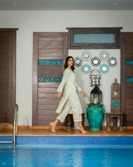 Bayaan By Mashrib Stitched 2 Piece Summer Suit-Wafa - 2pc