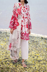 M Basics By Maria B Unstitched 3 Piece Emb Lawn Eid 2 Suit-D-05-A