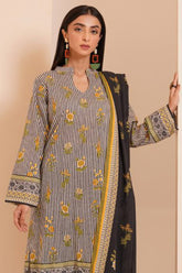 Zellbury Unstitched Printed & Emb Lawn Vol-04 Collection'2023-WU-407