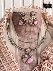 Made For Her-Elarisse Necklace Set - KSTP1043