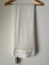 Deck Up Chiffon Dupatta - White - D#14
