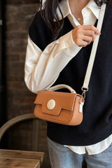 Fineur - Dot Luxe Crossbody Bag - Mustard