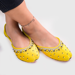 On Your Feets Emb Khussa-Midnight Glam