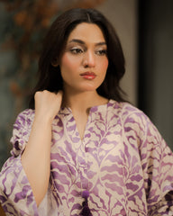 Everywear by Qariney Stitched 2 Piece Collection'2025-Lavender Leaf