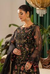 House Of Chiffon By Humdum Unstitched 3 Piece Luxury Formals Suit-D03