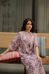 Everywear by Qariney Stitched 2 Piece Collection'2025-Lavender Leaf