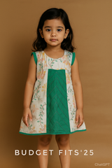 Hiba Fashion Offwhite and seagreen 1 PC Kurti (BFT-0012)