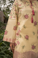 Mehru By Zebtan Unstitched 3 Piece Luxury Lawn Spring Suit-Mehru MZ-03