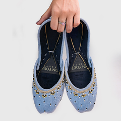 On Your Feets Emb Khussa-Midnight Glam