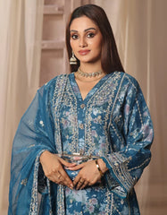 Dressline 3 Piece Emb Organza Suit 149K