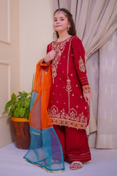 Nain Sukh By Shanzey Stitched 3 Piece Formals Suit-SHK-4701