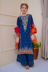 Nain Sukh By Shanzey Stitched 3 Piece Formals Suit-SHK-4702