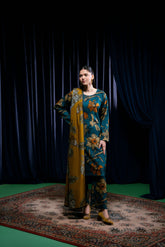 Feathers Unstitched 3 Piece Winter Collection-RUKHSAR-FT425