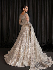 Charmaine By Gulaal Unstitched 3 Piece Bridal SuitDahlia B-22