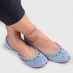 On Your Feets Emb Khussa-Midnight Glam