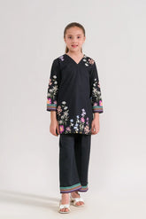 Dhaga Stitched 2 Piece Summer Collection'2025-Floral Nocturne