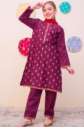 Shanzey Girls Stitched 3 Piece Printed Cambric Pret Collection'2025-SHK-4902