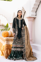 Andaz e Makhmal By Zebtan Unstitched 3 Piece Luxury Formals Collection'2026-ZAM-05