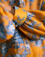 Ayla Studio Stitched PRINTED ESSENTIAL 2PC CO-ORD - Saffron Mix