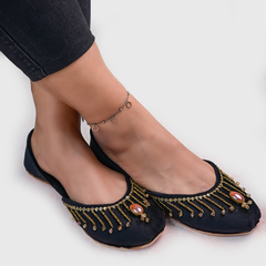 On Your Feets Emb Khussa-Faith (Black)