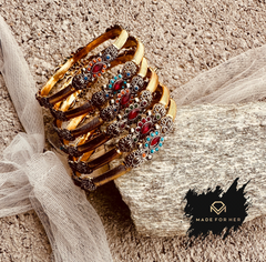 Made For Her-Noor Statement Bangles - WM1016