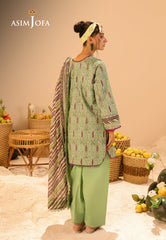 Rhapsody By Asim Jofa Unstitched 3 Piece Summer Suit Ajubu-31