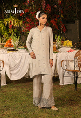 Asim Jofa Essential Pret Drop 8 Ajpb-172 Embroidered Raw Silk 2Pc