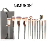 Muicin-Metallic Eye & Face Makeup Brush Set