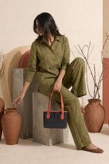 Fineur Mini Jute Shoulder Bag - Black