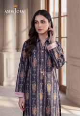 Asim Jofa Stitched 2 Piece Basic Printed Lawn Pret Suit-AJPB-207