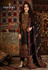 Asim Jofa Kashmiri Taanka - Embroidered Shawl collection Ajkt-03 Embroidered Self Twill 3 Pcs