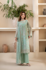 Anaya Noor By Zebtan Unstitched 3 Piece Luxury Formals Suit-AN-02