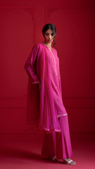 Signature By Najia Zia Stitched 2 Piece Winter Collection'2025-Rose