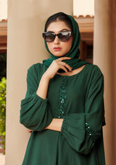 Abaya.Pk Moonlight Green Abaya