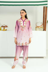 Raha By Amal Stitched Co Ords Cambric Vol-01 Collection'2025-Lavender