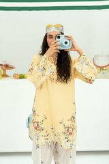 Raha By Amal Stitched Co Ords Cambric Vol-01 Collection'2025-SunFlower