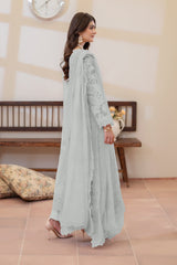 Tehwar By Imrozia Serene Stitched 3 Piece Formals Suit-IP-134 Zareha (Sage Mist)