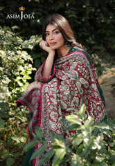 Asim Jofa Winter Collection Ajuw-40 Printed Khaddar 3 Pcs