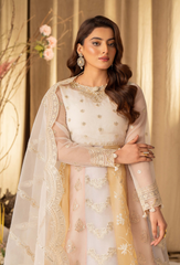 House Of Chiffon By Humdum Unstitched 3 Piece Luxury Formals Suit-D16