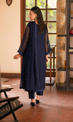 Shamooz Stitched 3 Piece Formals Collection'2025-Cobalt SE-042